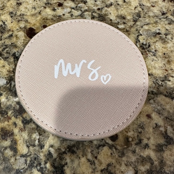 Miss to Mrs Leather Coaster Set - Picture 3 of 7